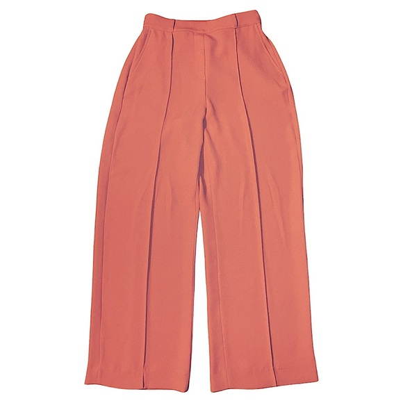 SPANX • Women’s Sedona Orange Crepe Straight Leg Trouser Work Dress Office Pants - Picture 1 of 8